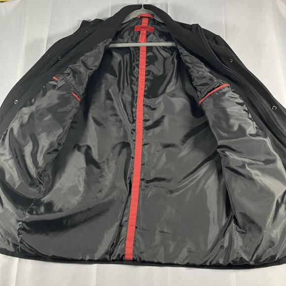 Alfani Jacket Mens Large Wool Blend Full Zip Button Front Coat Pockets - Picture 10 of 12